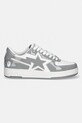A Bathing Ape sneakersy skórzane BAPE STA ICON #1 001FWL801305M szary AW25