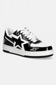 Кожаные кроссовки A Bathing Ape BAPE STA ICON #1 низкая чёрный 001FWL801305M