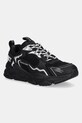 PLEIN SPORT sneakersy Track-King Chrome syntetyczny czarny USC0843.STE003N.0270
