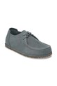 Birkenstock półbuty zamszowe Utti Lace 1030035 szary AW25