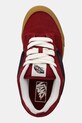 Vans tenisówki skórzane Knu Skool czerwony VN000D6ZBRD1