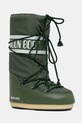 Moon Boot śniegowce MB ICON NYLON brak zapięcia zielony 80D1400440.G016