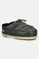 Moon Boot klapki MB EVX MULE NYLON imitacja skóry licowej zielony 80D1470110.G016