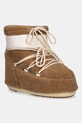 Moon Boot śniegowce MB ICON LOW FLEECE imitacja skóry licowej brązowy 80D1409700.M047