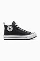 Converse sneakersy Chuck Taylor All Star Malden Street Boot imitacja skóry licowej czarny A04477C
