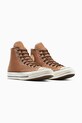 Πάνινα παπούτσια Converse Chuck 70 A13291C καφέ AW25