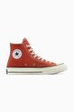 Πάνινα παπούτσια Converse Chuck 70 συνθετικό πορτοκαλί A13331C
