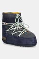 Moon Boot śniegowce zamszowe MB X GIR ICON LOW SUEDE BEADS ocieplane szary 80D1409730.FH02
