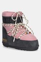 Moon Boot śniegowce MB X GIR ICON LOW SUEDE BEADS ocieplane różowy 80D1409730.HJ05