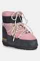 Moon Boot śniegowce MB X GIR ICON LOW SUEDE BEADS ocieplane różowy 80D1409730.HJ05