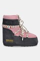 Moon Boot śniegowce MB X GIR ICON LOW SUEDE BEADS 80D1409730.HJ05 różowy AW25
