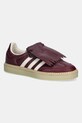 adidas Originals sneakersy skórzane Samba Lux niska bordowy JR0903