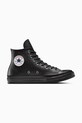 Converse trampki skórzane Chuck 70 płaska czarny A15169C