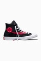 Кеди Converse Converse x Coca-Cola Chuck Taylor All Star пласка чорний A18435C