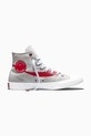 Πάνινα παπούτσια Converse Converse x Coca-Cola Chuck Taylor All Star φλατ γκρί A18436C
