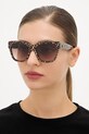 Kurt Geiger London okulary przeciwsłoneczne SHOREDITCH prostokątne brązowy 4738839679