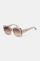Sluneční brýle Kurt Geiger London Evil Eye geometrické hnědá 4738939679