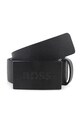 BOSS cintura in pelle bambino/a nero J52633