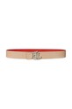 Lauren Ralph Lauren bőr öv 412974559 narancssárga AW25