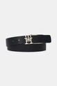 Tommy Hilfiger pasek skórzany czarny AW0AW17495