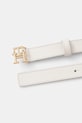 Tommy Hilfiger curea de piele AW0AW17496 alb AW25
