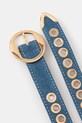 Morgan pasek 3DENIM niebieski SS25