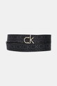 Ζώνη Calvin Klein απομίμηση λείου δέρματος μαύρο LV04F7038G