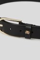 Шкіряний ремінь Karl Lagerfeld K/AUTOGRAPH чорний A3W33041