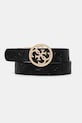 Ζώνη Guess PHOEBE απομίμηση λείου δέρματος μαύρο BW9253.P5335
