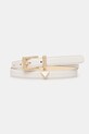 Ζώνη Guess QUEENSLAND απομίμηση λείου δέρματος μπεζ BW9254.P5325