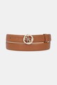 Pásek Guess imitace kůže hnědá BW9260.P5325