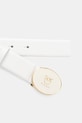 Pinko pasek skórzany 105478.A2QL biały AW25