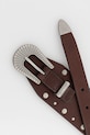 Hoss Intropia curea de piele 5022314 maro AW25