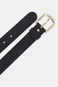 A.P.C. curea de piele ceinture rose PXBHZ.F65215 negru AW25