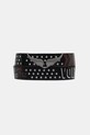ZADIG&VOLTAIRE pasek skórzany czarny LWBT01345