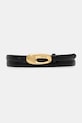 Δερμάτινη ζώνη Calvin Klein μαύρο LV04F7022G