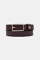 Kožený opasok Calvin Klein burgundské LV04F7050G