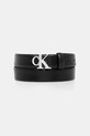 Шкіряний ремінь Calvin Klein Gift Box чорний LV04F7054G