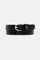 Kožený pásek Tommy Hilfiger černá AW0AW17755