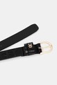 Kožený pásek Tommy Hilfiger AW0AW17755 černá AW25