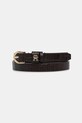 Tommy Hilfiger curea de piele maro AW0AW17758