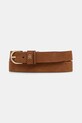Tommy Hilfiger curea de piele maro AW0AW17762