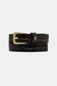 Δερμάτινη ζώνη Tommy Hilfiger καφέ AW0AW17975