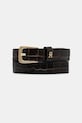 Δερμάτινη ζώνη Tommy Hilfiger καφέ AW0AW17975