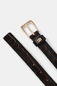 Δερμάτινη ζώνη Tommy Hilfiger AW0AW17975 καφέ AW25