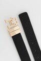 Accesorii Tommy Hilfiger curea de piele cu două fețe AW0AW18019 negru