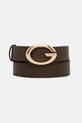 Ремінь Guess CAMDEN імітація лицьової шкіри коричневий BW9306.P5430