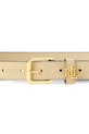 Lauren Ralph Lauren pasek damski skórzany 412978433 beżowy SS26