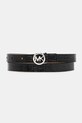 MICHAEL Michael Kors pasek imitacja skóry licowej czarny 29MKWB528984