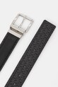 MICHAEL Michael Kors pasek dwustronny 29MKWB529034 czarny AW25